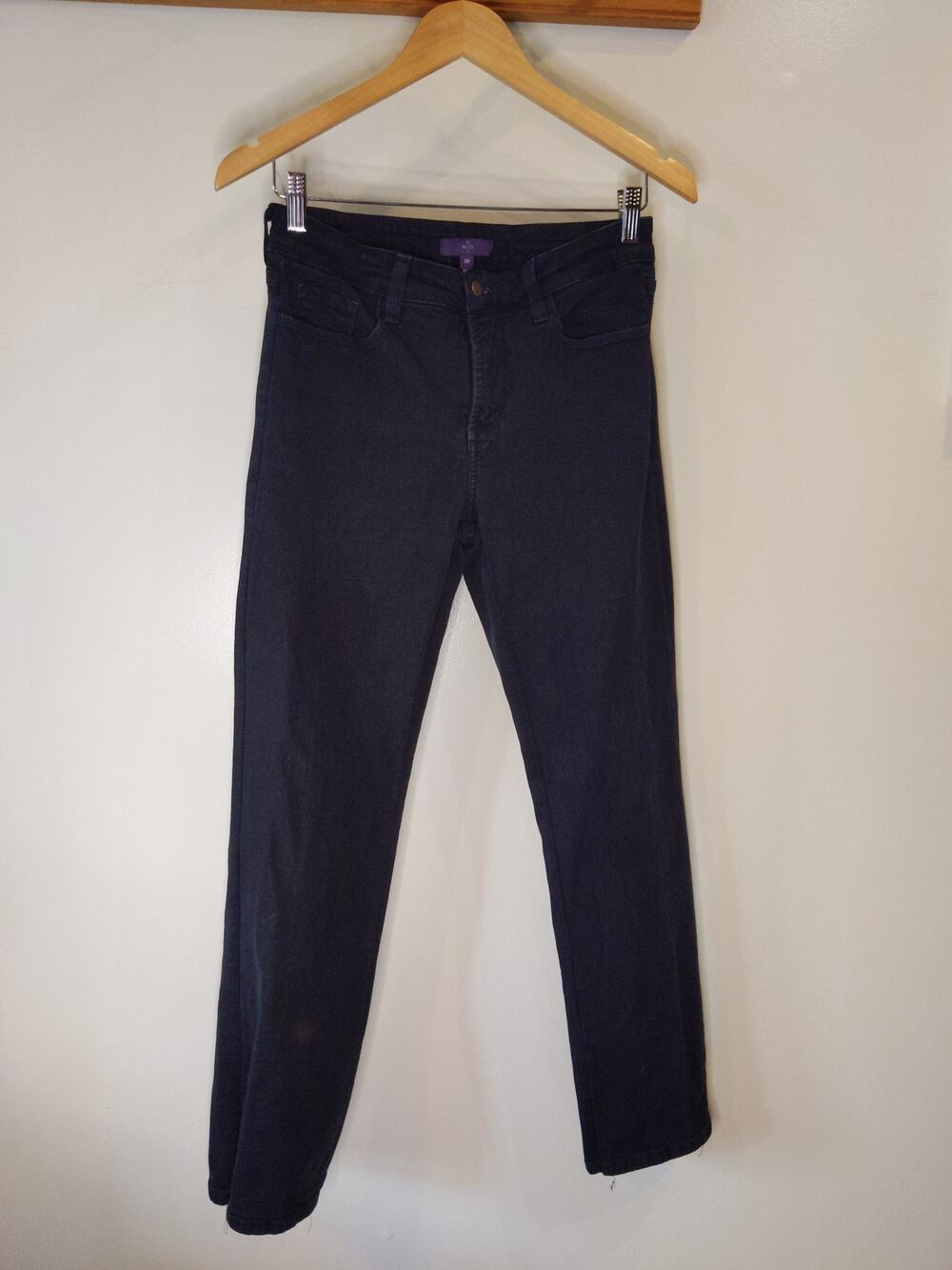 NYDJ Not Your Daughter's Jeans Skinny Lift Tuck Technology Black 8P Petite